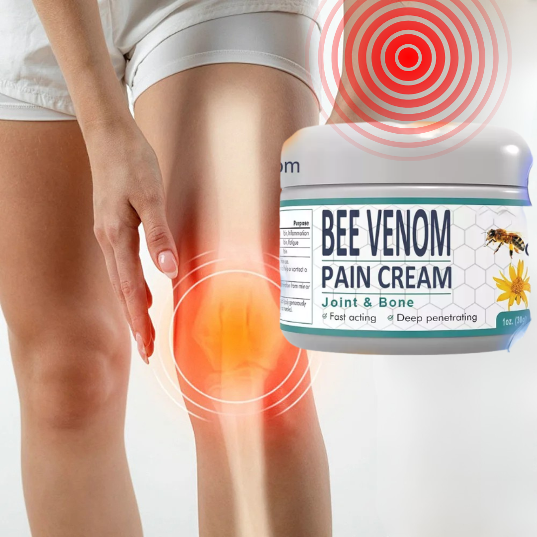 3 Unidades-Bee Venom Crema para el dolor articular