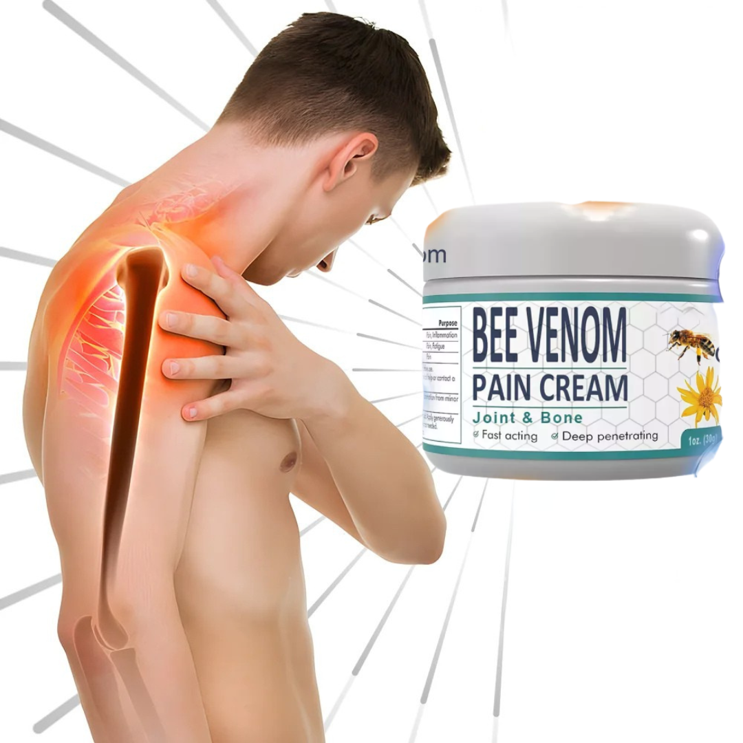 3 Unidades-Bee Venom Crema para el dolor articular