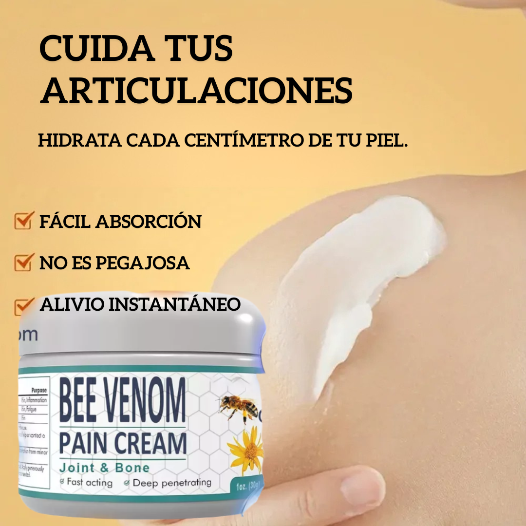 3 Unidades-Bee Venom Crema para el dolor articular